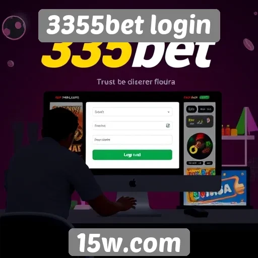 Acessibilidade e navegação no site 3355bet login