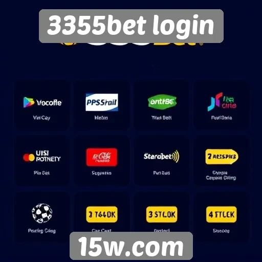 Métodos de pagamento disponíveis no 3355bet login